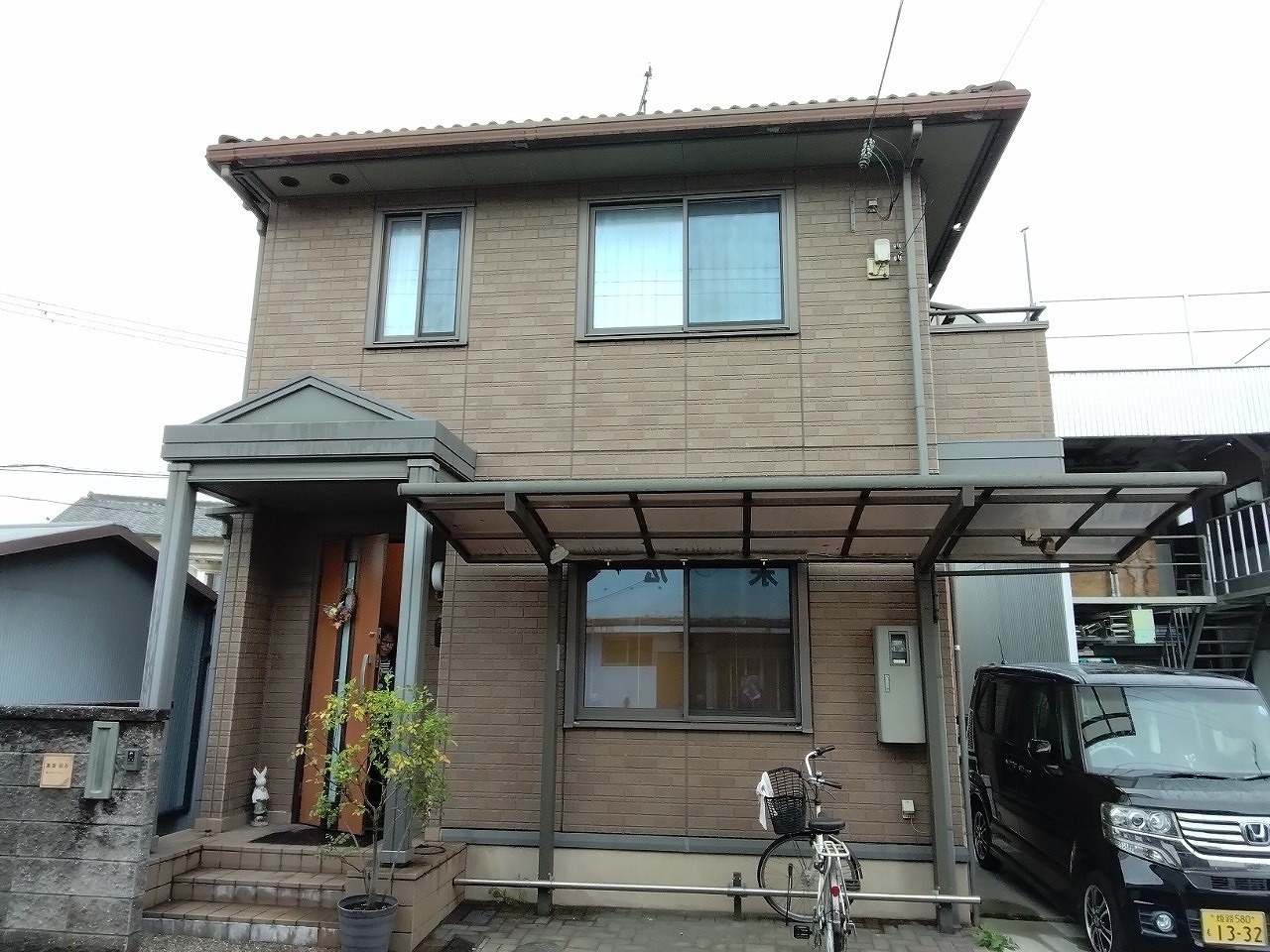 姫路市　雹災害に遭われた住宅